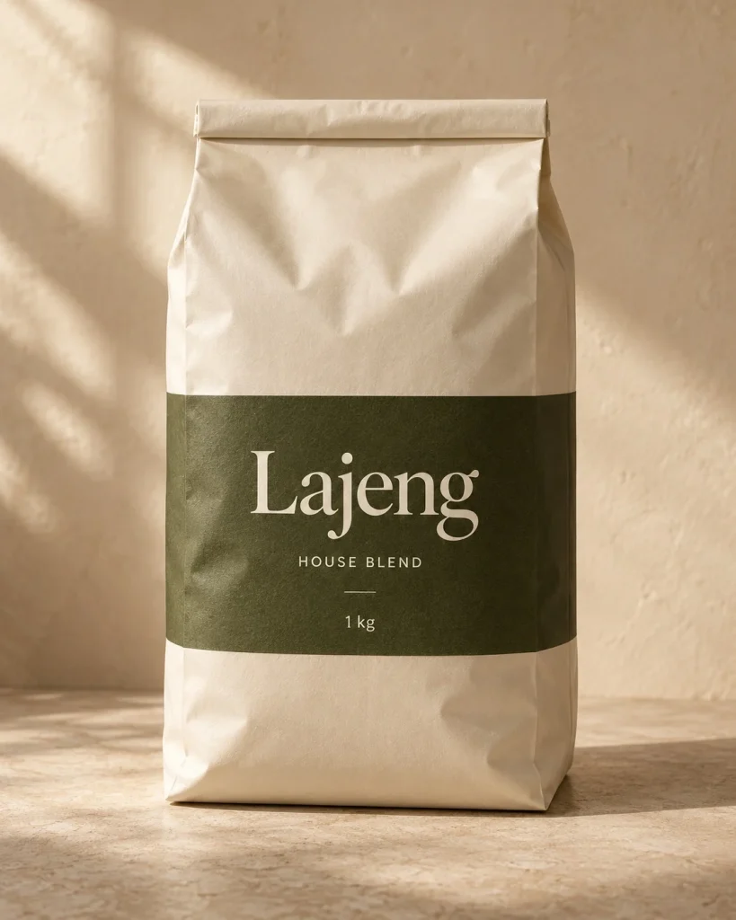 Kemasan kopi House Blend Lajeng 1 kg